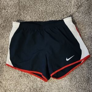 Womens Nike Shorts. Navy Blue, Red And White. Size XS